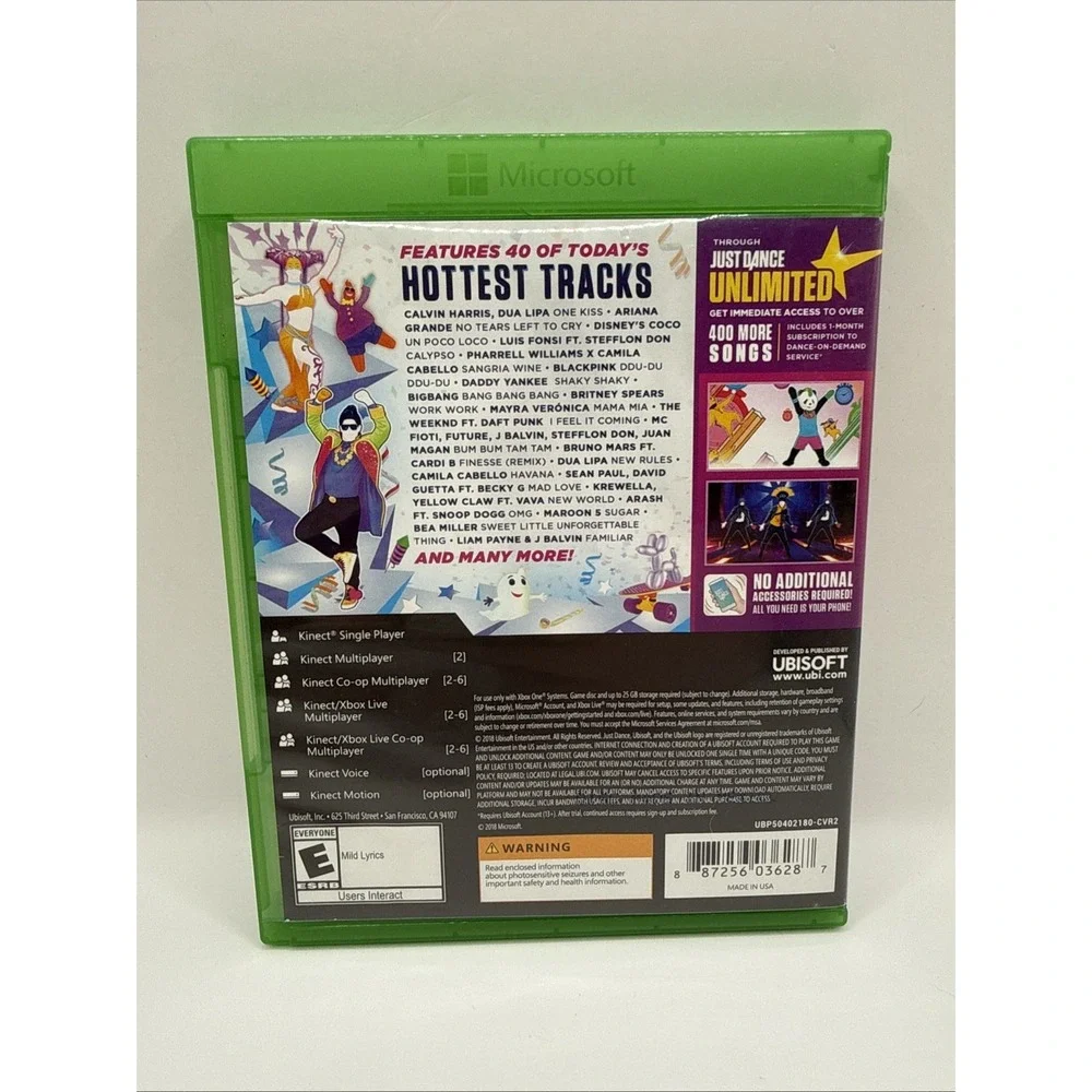 Just‎ Dance 2019 - Xbox One Standard Edition (GOOD)Used